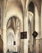 Interior of the St Jacob Church in Utrecht